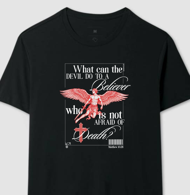 Camiseta Sem Medo - Mateus 10:28
