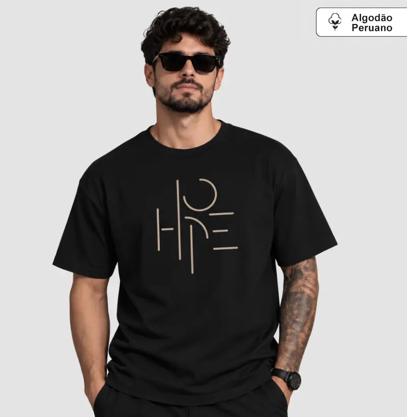 Camiseta Esperança — Algodão Peruano