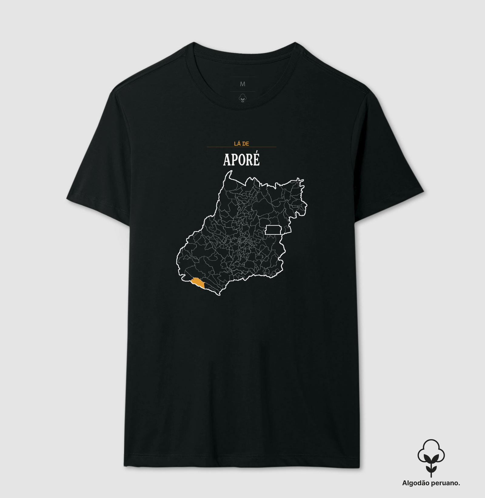 Aporé | Território GO - Camiseta Algodão Peruano