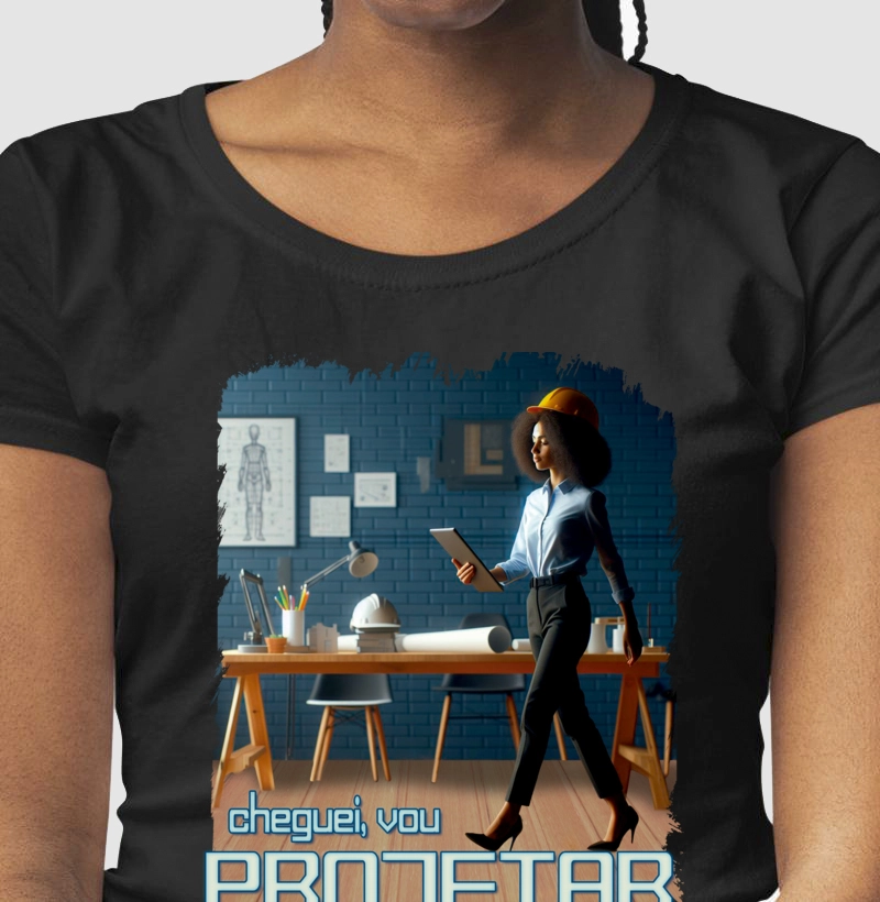 Cheguei, vou projetar