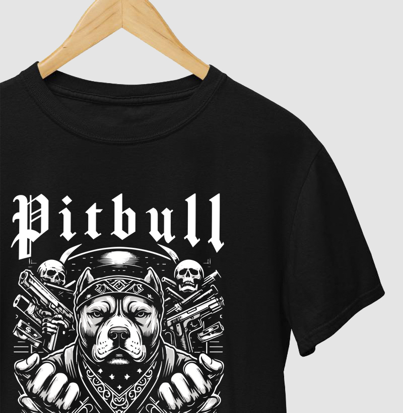 Camiseta Pitbull - Força e Lealdade