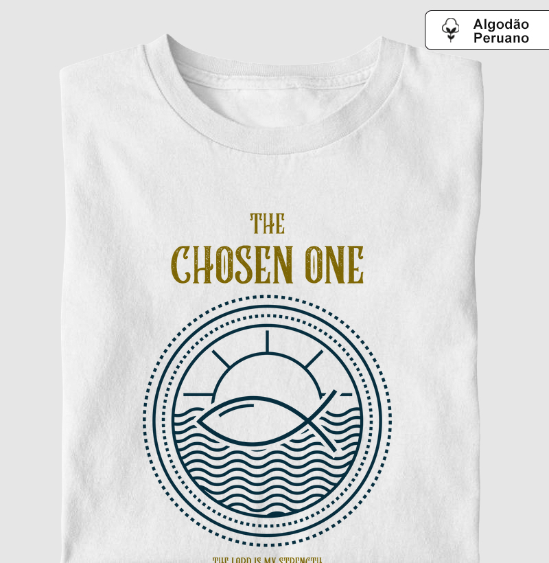 Camiseta Cristã The Chosen Escolhido Jesus Algodão Peruano