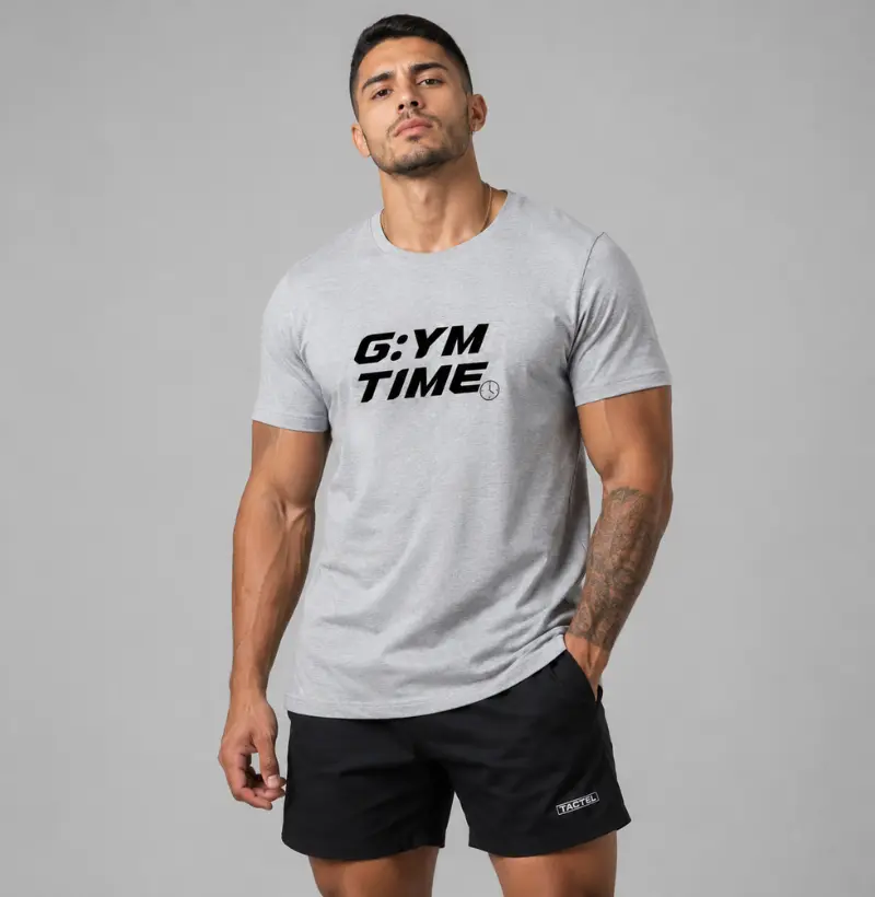 Camiseta GYM TIME – TRN | Camiseta Fitness para Academia e Lifestyle