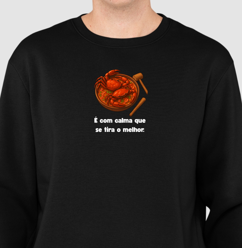 Caranguejo ao Molho | É com calma que se tira o melhor.