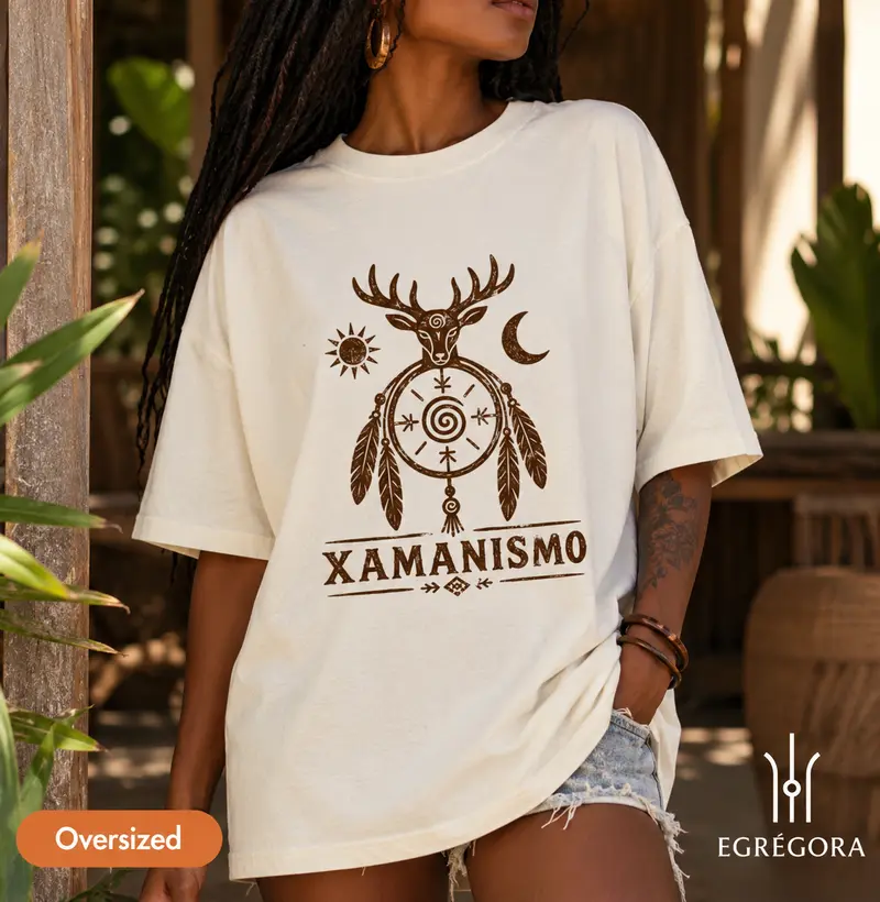 Guardião dos Caminhos Sagrados - Camiseta Oversized