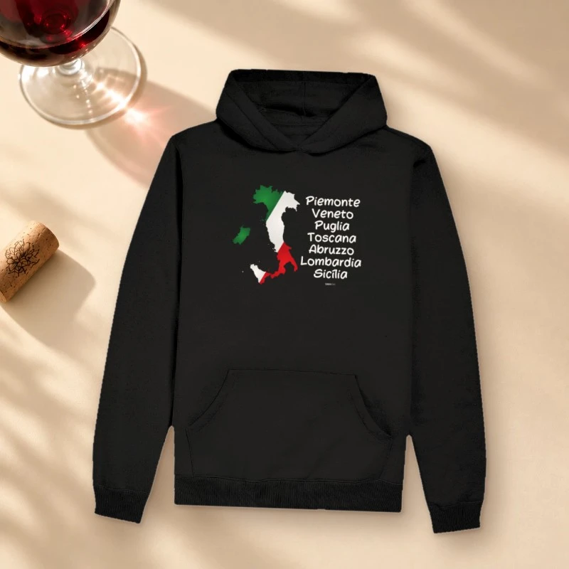 Regiões da Itália - Hoodie Moletom