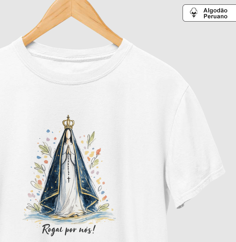 N.Sra de Aparecida desenhada Rogai por nós