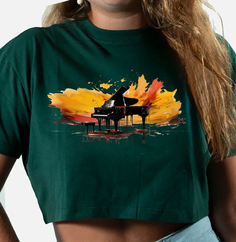 Artistic Mirrored Grand Piano