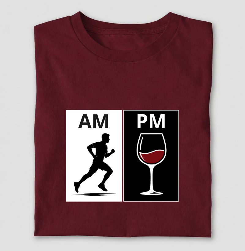 Camiseta Corrida - Corredor AM, Vinho PM