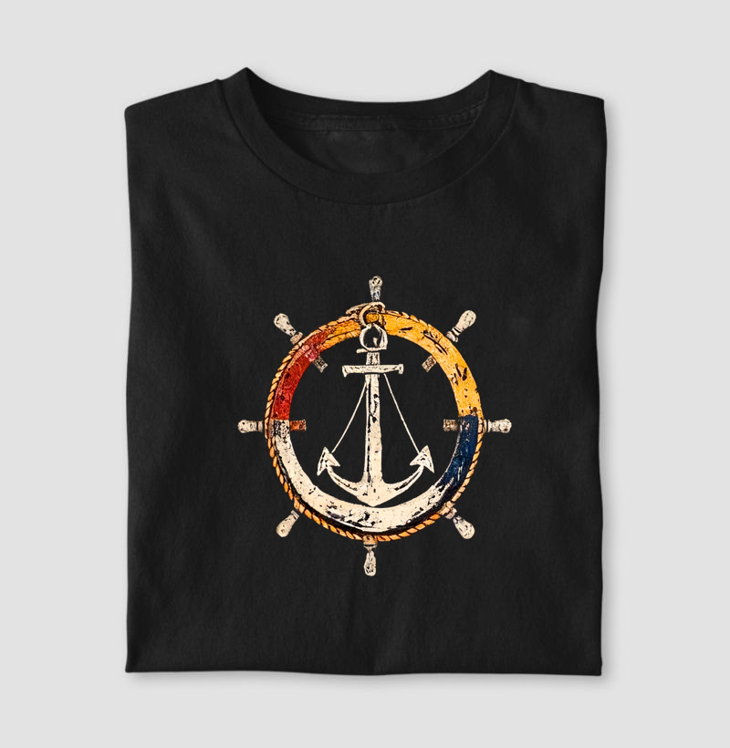 Timão + âncora estilizada - Algodão 30.1