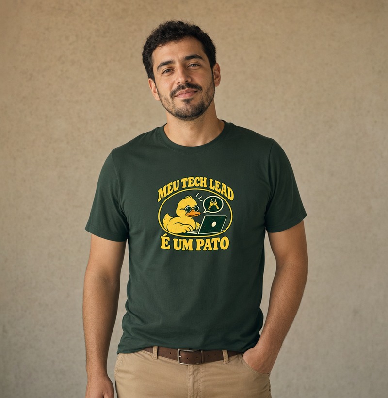 Meu tech lead é um pato — Camiseta