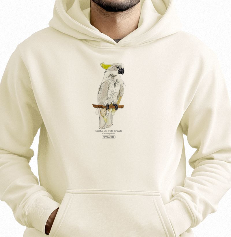 Love Friends - Cacatua-de-crista-amarela - Moletom Hoodie
