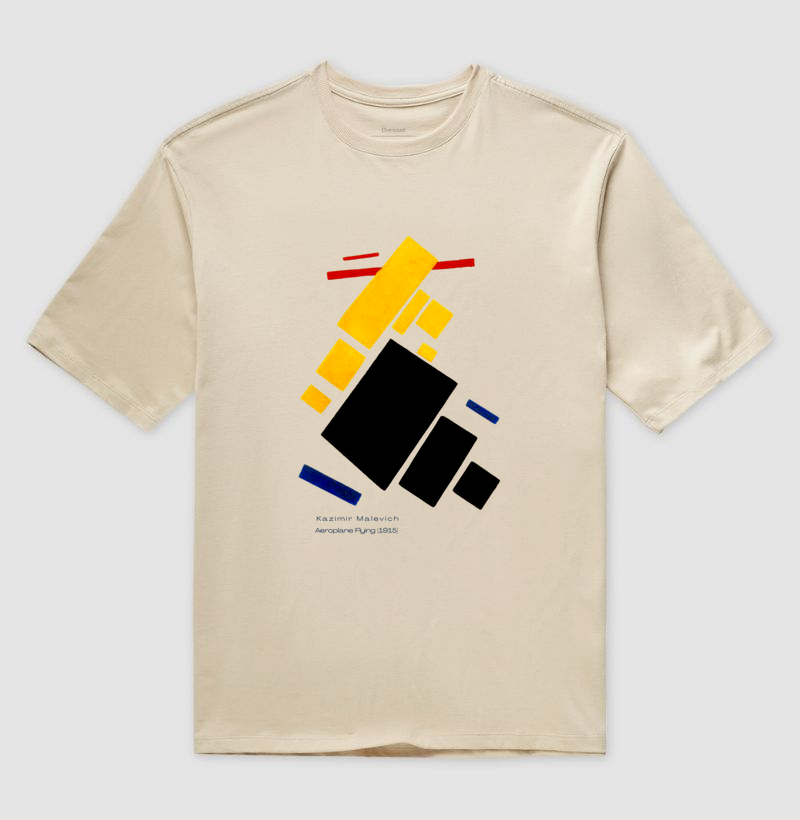 Kazimir Malevich -  Aeroplane Flying (1915)