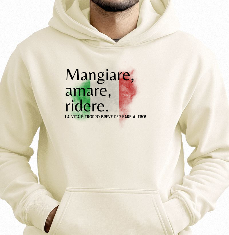 Mangiare, amare, ridere.
