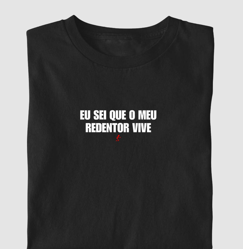 Camiseta Infantil Cristã Meu Redentor Vive