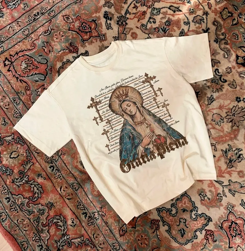Tshirt Oversized Gratia Plena - Camiseta Oversized