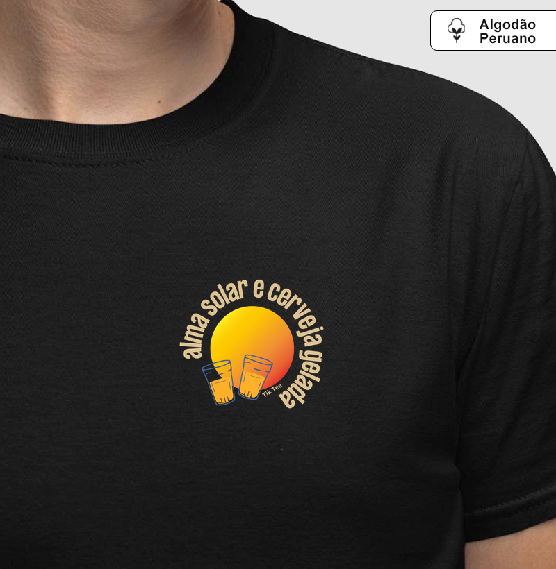 Alma solar e cerveja gelada