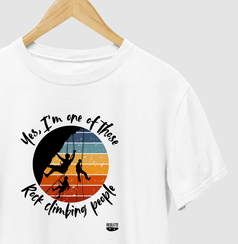 Yes, I'm one of those rock climbing people