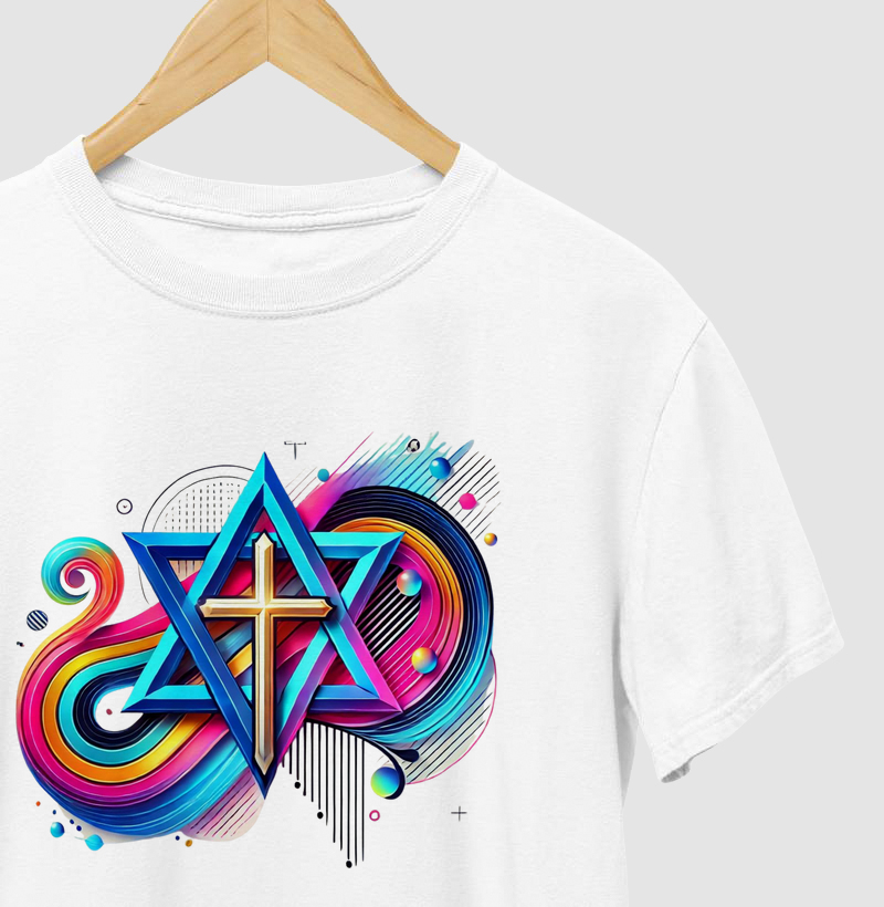 Estrela de Davi Com Cruz