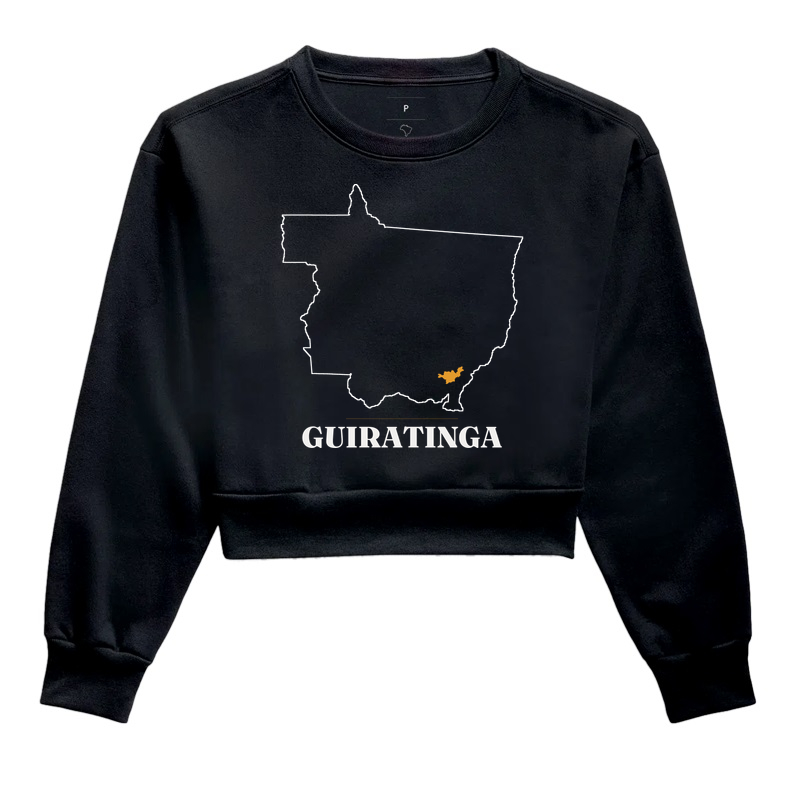 Guiratinga | Traço MT - Cropped Moletom