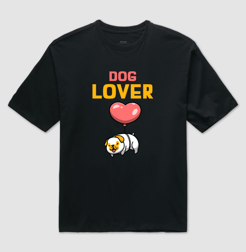 Camiseta Oversized Dog Lover