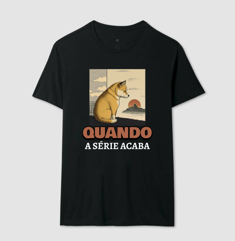 Camiseta Shiba Quando a Serie Acaba