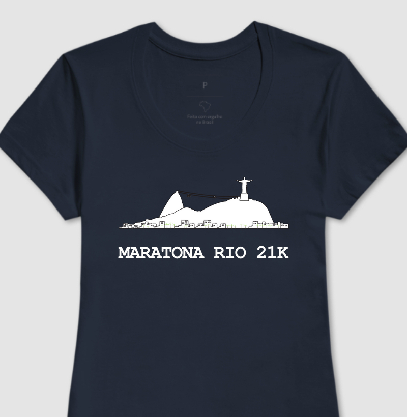 Camiseta Maratona Rio 21K Girl
