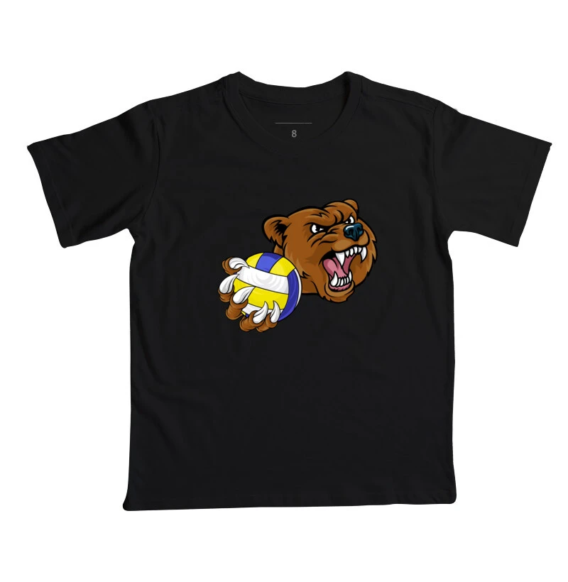 Camiseta Infantil Voleibol Urso