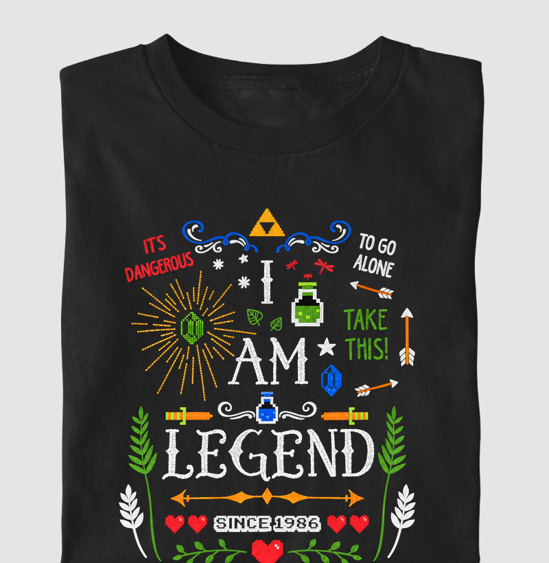 Zelda - Referências clássicas - Camiseta