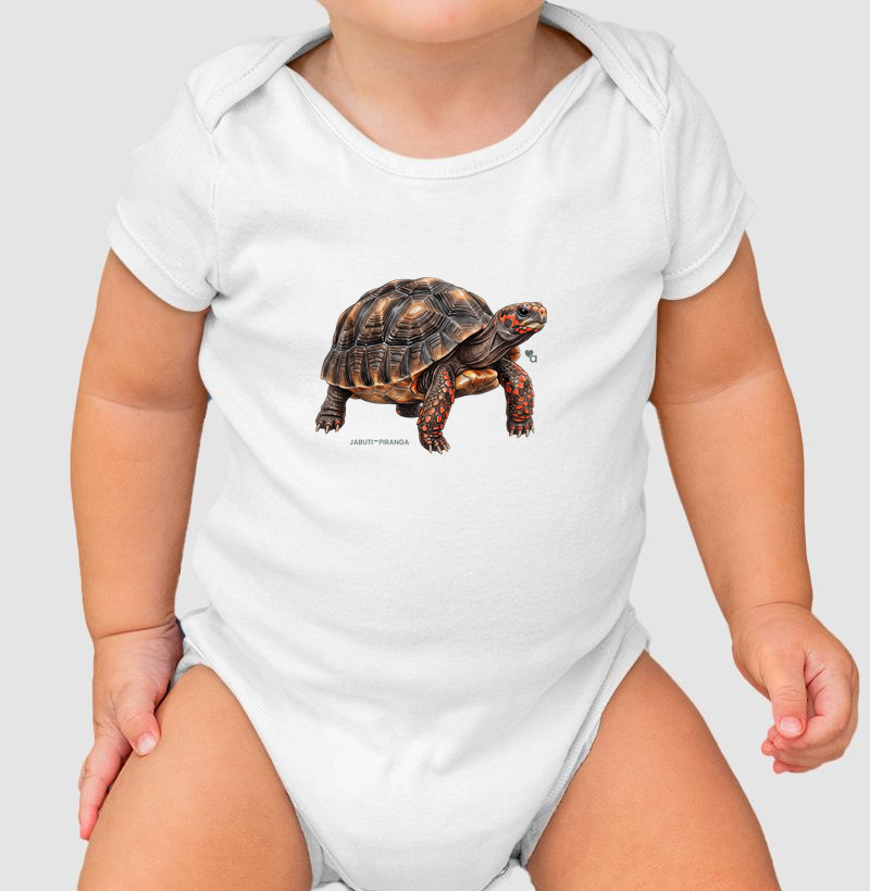 Répteis - Jabuti-piranga - Body Infantil