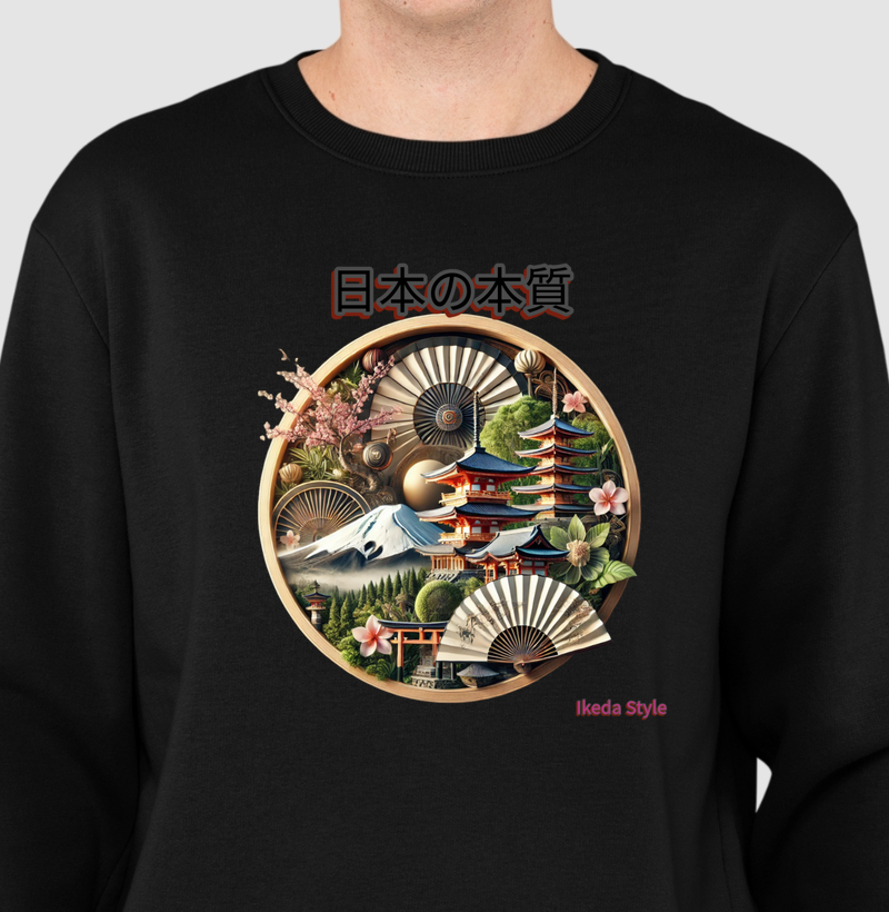 "Essência do Japão – Harmonia em Cada Detalhe"日本の本質 – 細部に宿る調和 (Nihon no honshitsu – Saibu ni yadoru chōwa)