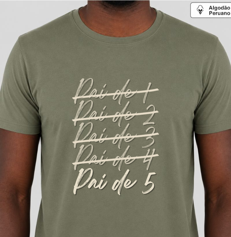 Pai de 5 - Algodão Peruano Premium