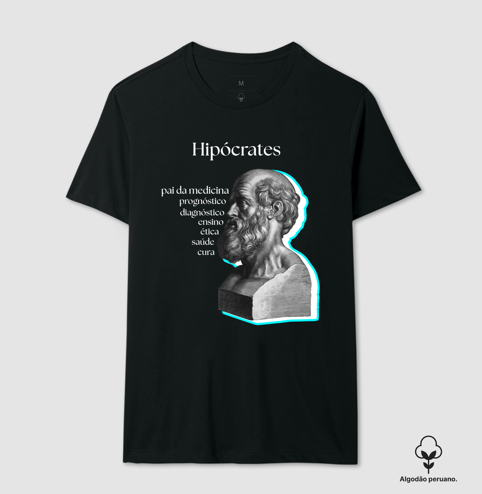 Estampa Hipócrates, Pai da Medicina