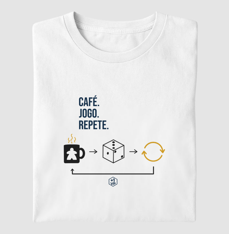 Café. Jogo. Repete.