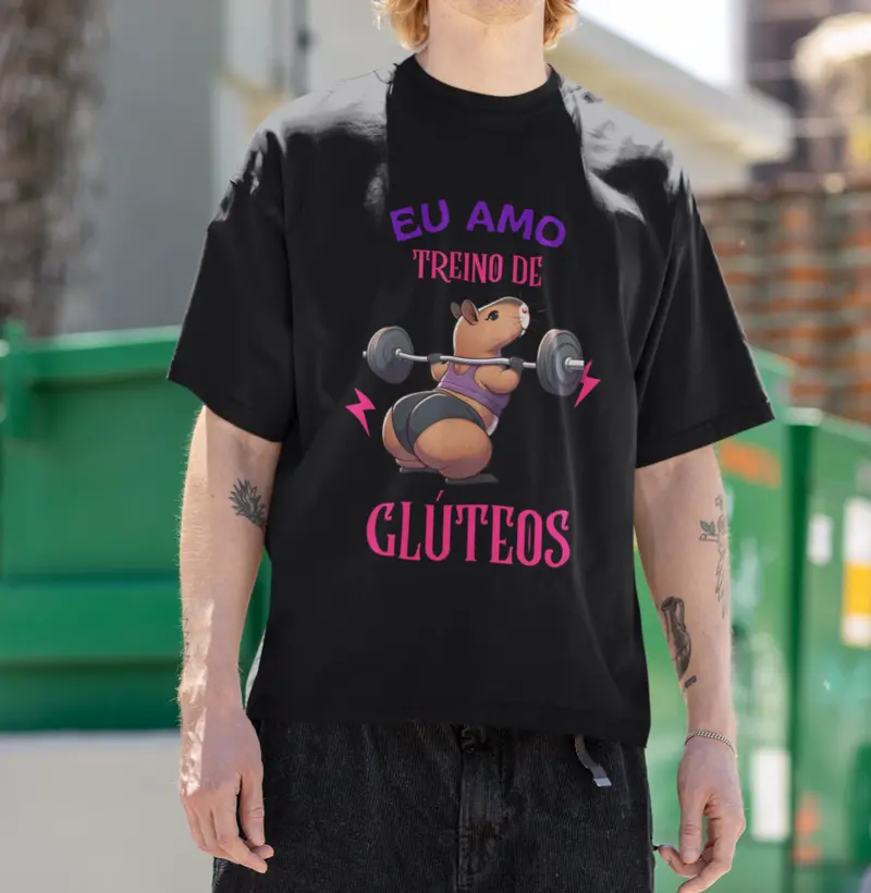 Eu amo treino de glúteos