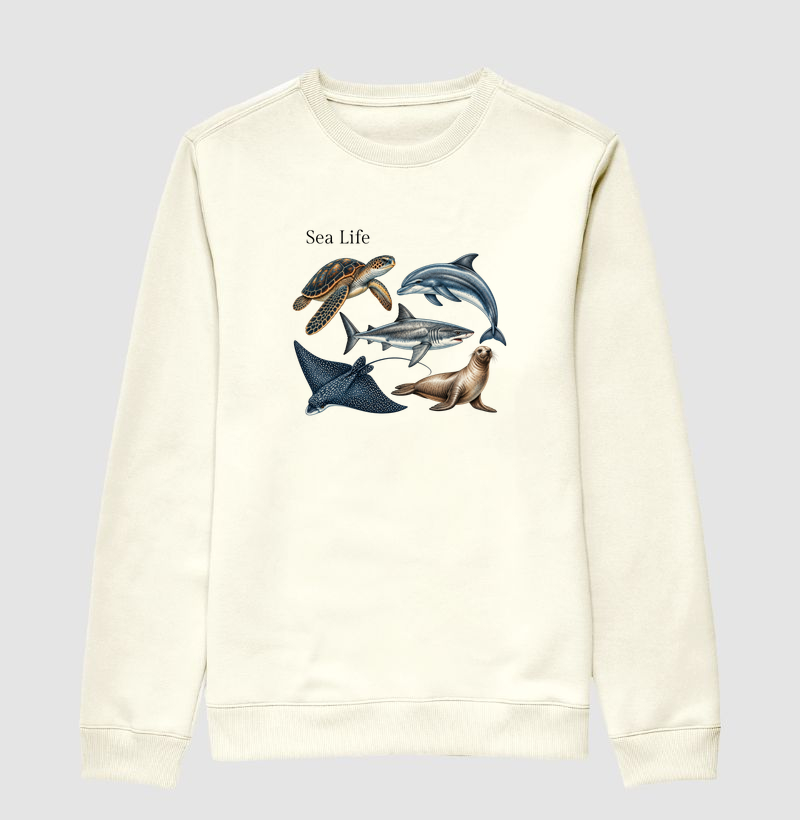 Sea Life - Suéter Moletom