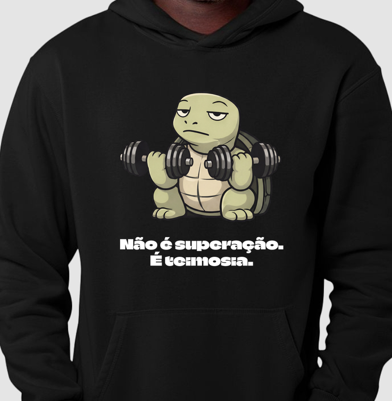Não é superação. É teimosia.