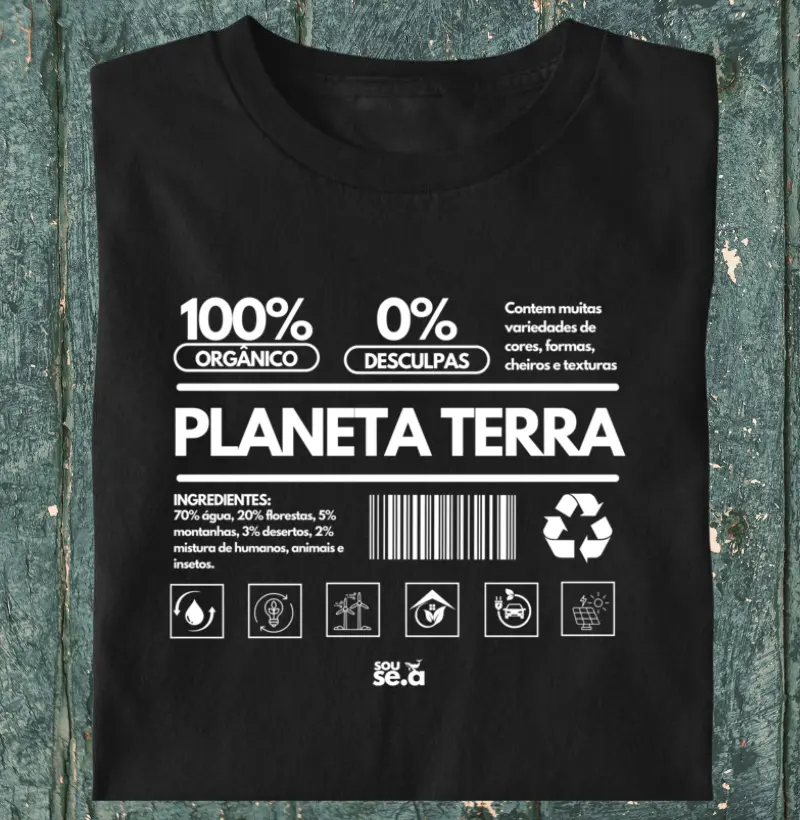 Rótulo Planeta Terra