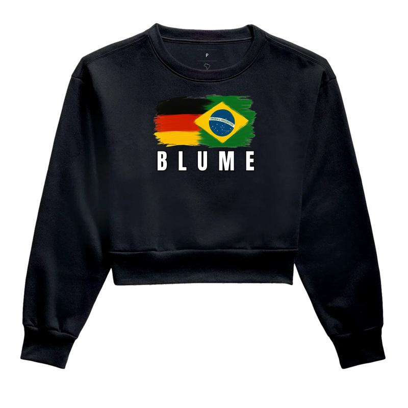 Blume  - Cropped Moletom