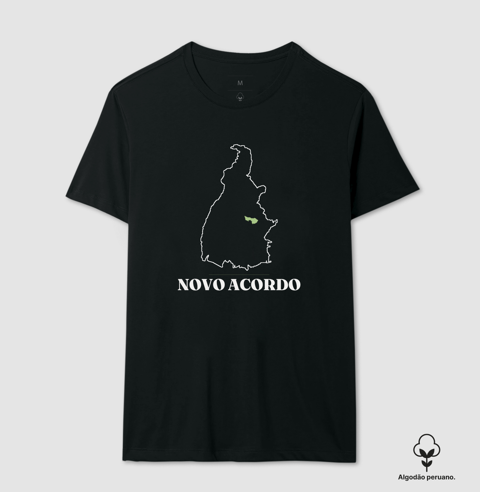 Novo Acordo | Traço TO - Camiseta Algodão Peruano