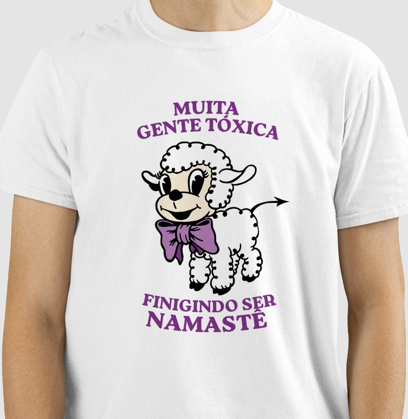 Muita gente tóxica, fingindo ser namastê