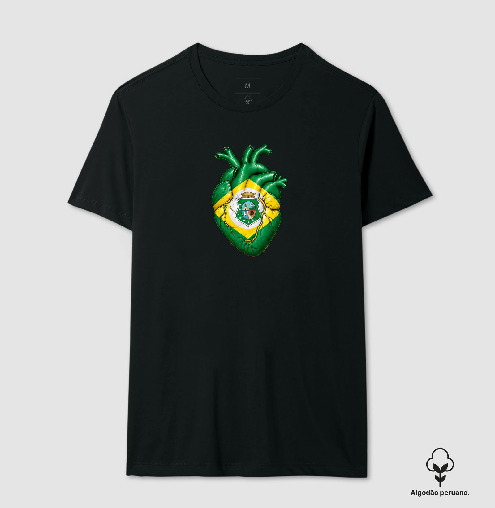 Ceará | Coração - Camiseta Algodão Peruano
