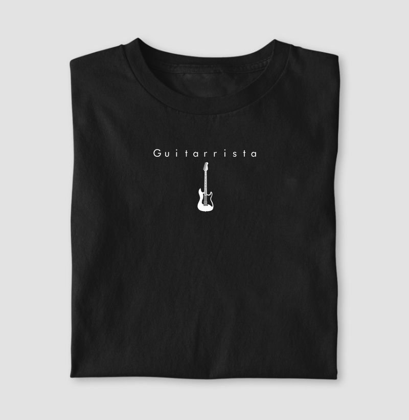 Camiseta Guitarra Minimalista - M1