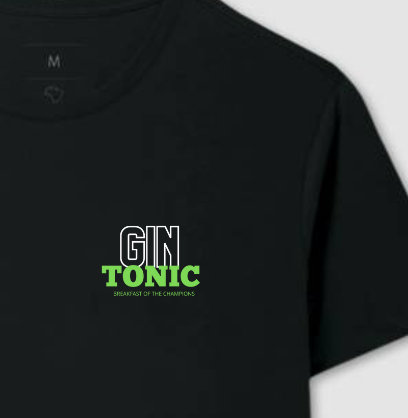 Camiseta Gin Tonic Breakfast od the champions