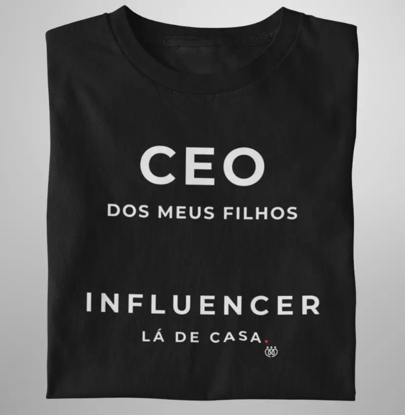 CEO dos meus filhos, influencer lá de casa