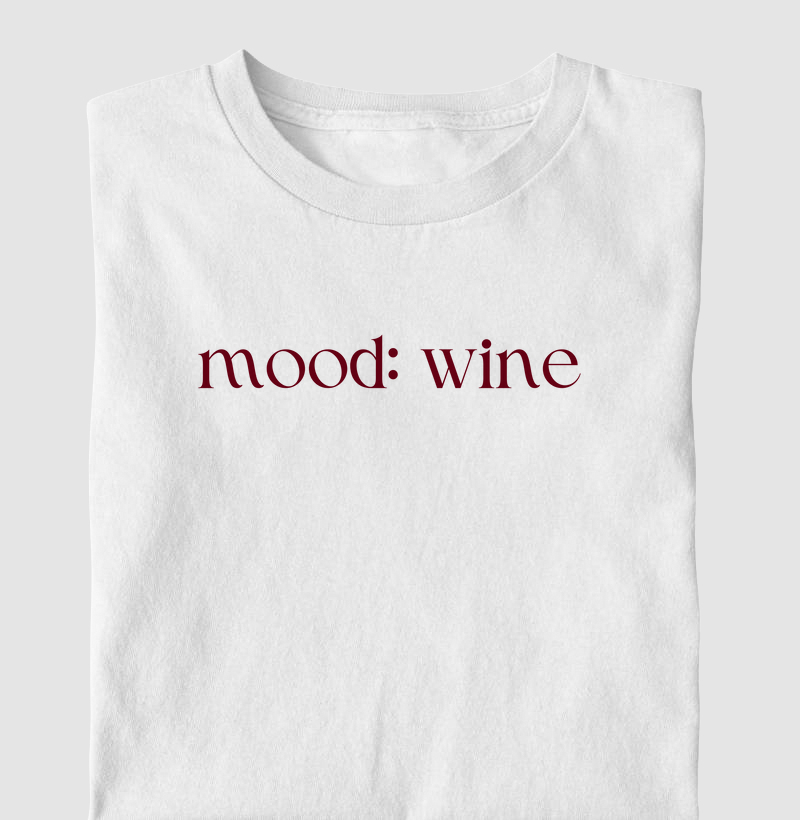 Camiseta Mood: Wine
