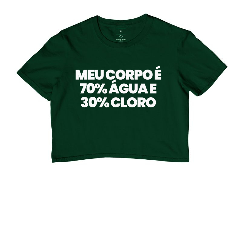 Meu corpo é 70% água e 30% cloro