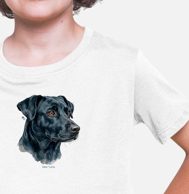 Cães - Vira-Lata Preto - Infantil
