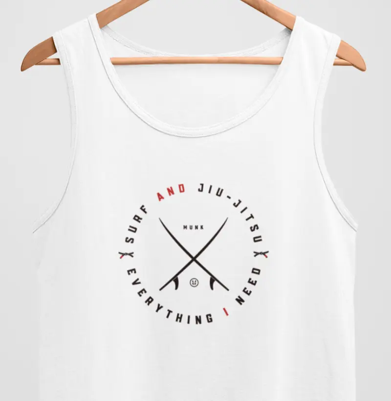 TankTop Surf And Jiu-Jitsu Everything I Need - Regata