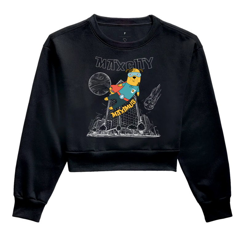 Cropped Moletom Dog Pulse Maximus - Max City